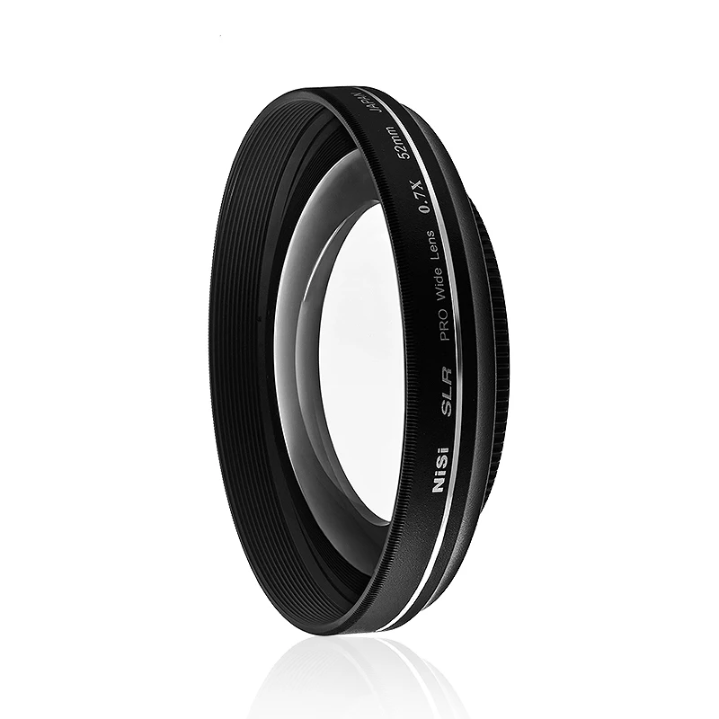 Nisi Wide Angle Lens Accessory Filter For Canon,Nikon SLR Slim 18-55 Ultra Wide Angle fisheye lens Attached 52mm Free Shipping
