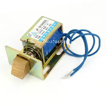 

JF-S1040DL door lock Type DC12V/24V Force 25N Linear Solenoid Electromagnet travel 10mm electric magnet Lock