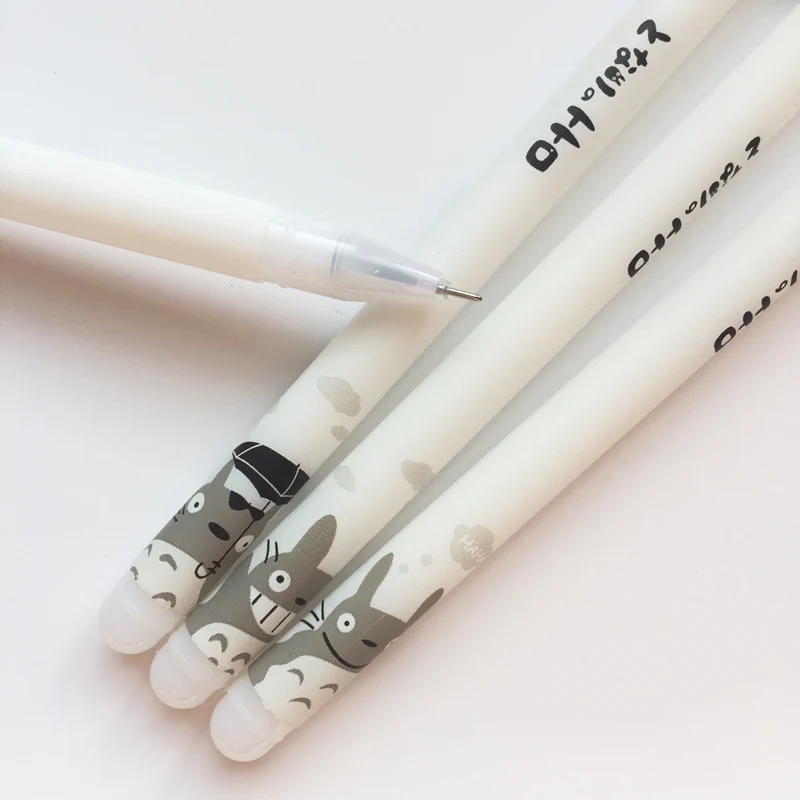Goedkoop P31 4X Leuke Kawaii Totoro Gel Pen Schrijven Signing Pen School Office Supply Student Briefpapier Lonende 0.38mm