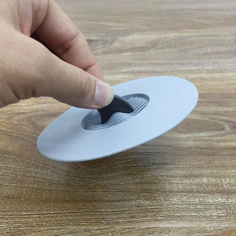 Shark Fins Kitchen Sink Drain Plugs Strainers Sewer Hair Filter Collect Bath Drain Stopper Sink Floor Drain Plug