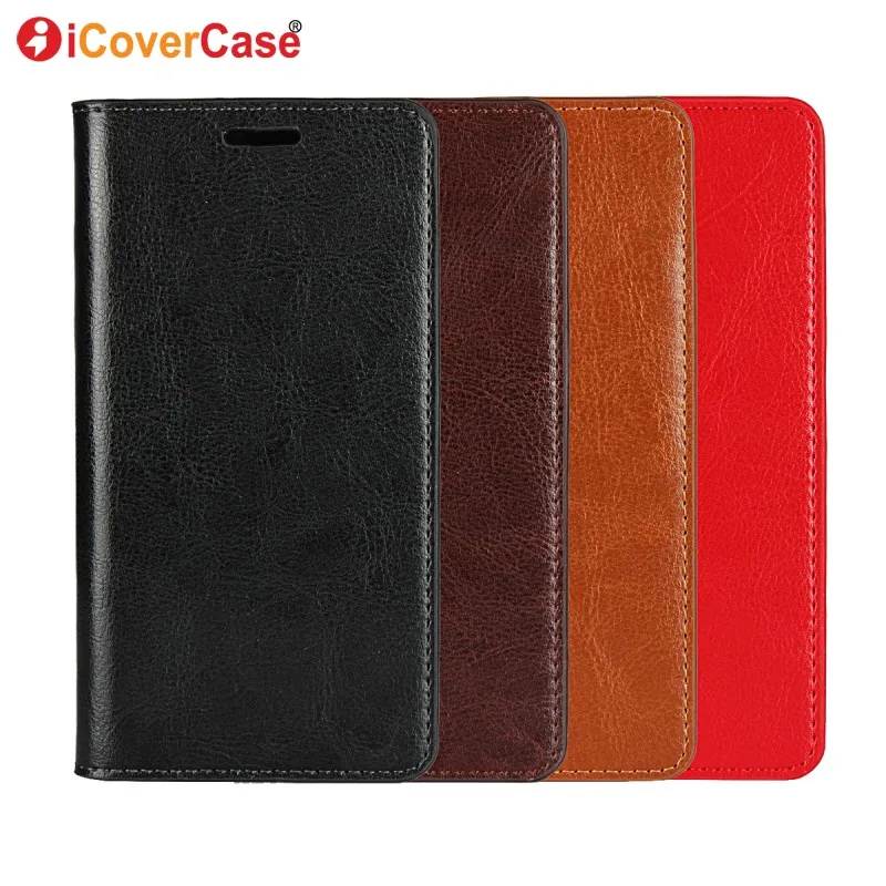 

For OnePlus 5T Case Original iCoverCase Genuine Leather Wallet for One Plus 5T Case Cover Flip Phone Back Cases Coque Carcasas