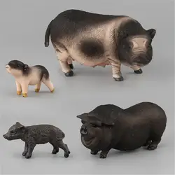 Оригинальная фигурка сельскохозяйственных животных фигура свинья домашней Свиньи Семейный комплект Детские развивающие Рисунок игрушка