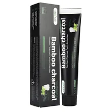 Бамбук уголь черный кристалл отбеливание зубная паста уголь отбеливание зубов Зубная паста натуральный черный мятный вкус травяной