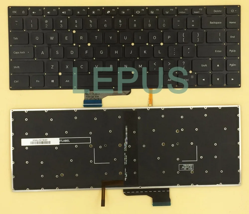 New laptop keyboard for xiaomi pro 15.6 US layoutin Replacement