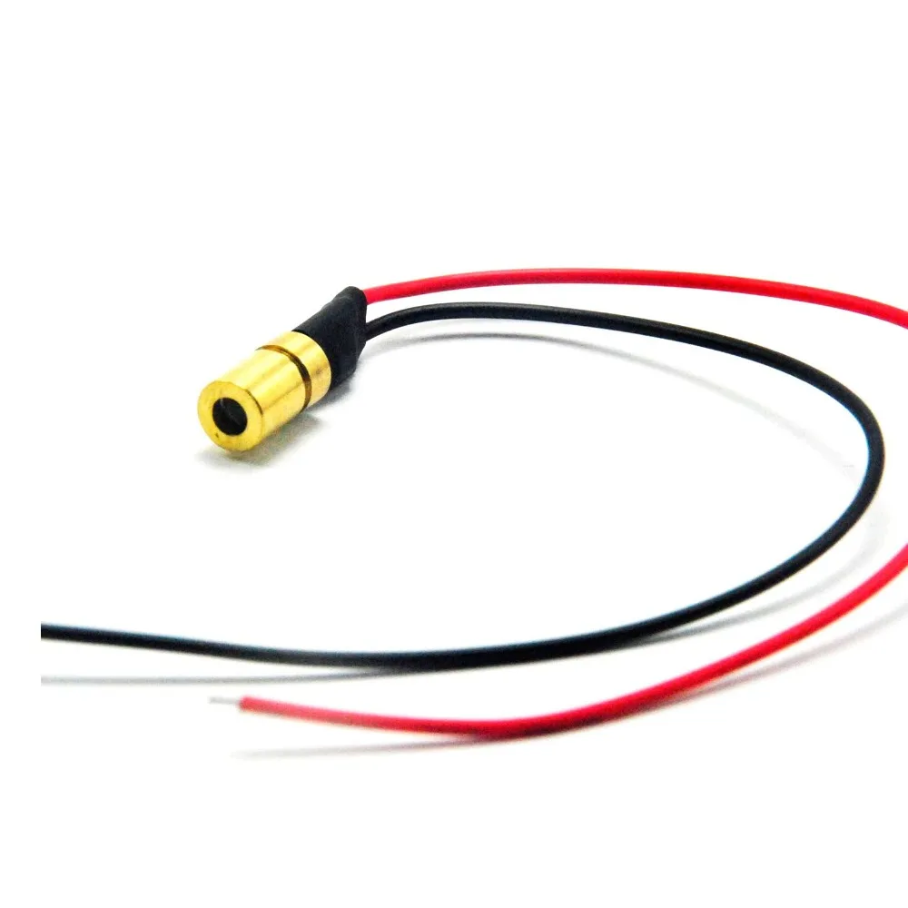 5pcs Red Laser Diode Module 650nm 1mW 3VDC Mini Focus Dot Lazer Module 6x10mm