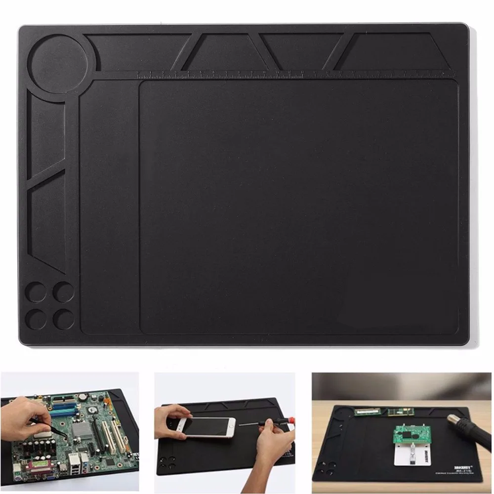 

1pc Anti Static Soldering Mat ESD Heat Insulation Pad For Mat Blanket Phone PC Tablet Repair Maintenance Platform