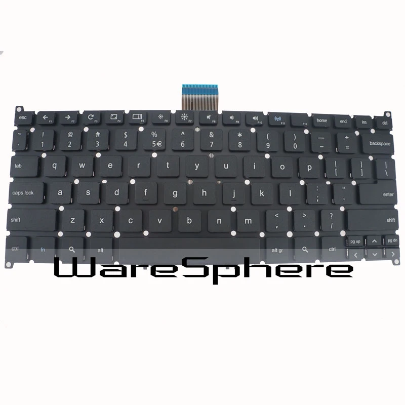 New Original US Keyboard for Acer Chromebook C710 9Z.N7WSC.A1D NSK-R1ASC PK130RO2B00 US Black
