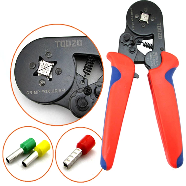 HSC8 6-4A 0,25-6mm2 AWG23-10 обжимные клещи Электрический трубчатые Клеммы Коробка евклидовой многофункциональный трубы плоскогубцы ручные