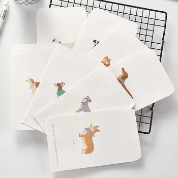 

Coloffice 10PCs Cartoon Dog Series Kawaii Envelop Kraft Children Cute Gift Envelop Students Stationery Office School Supplies