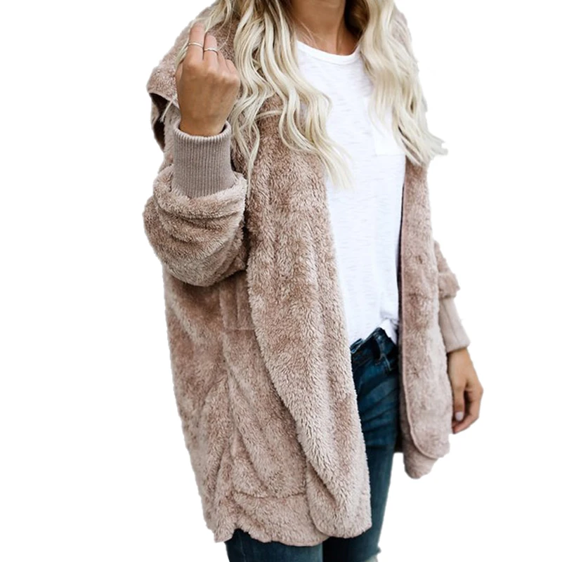 discounted  Autumn Winter Women's Coat Casual Jacket Cardigan Europe America New Trend Coats Plus Velvet Casual