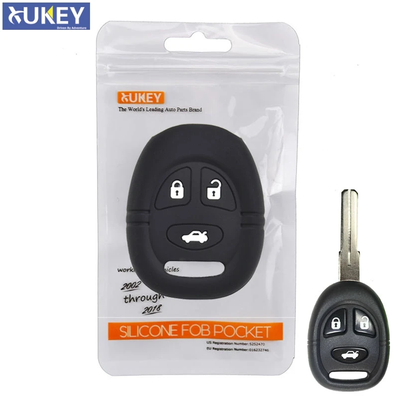 Silicone voiture Remote Key Fob Case Shell pour SAAB 9-3 2003-2015 9-5 2005-2012 