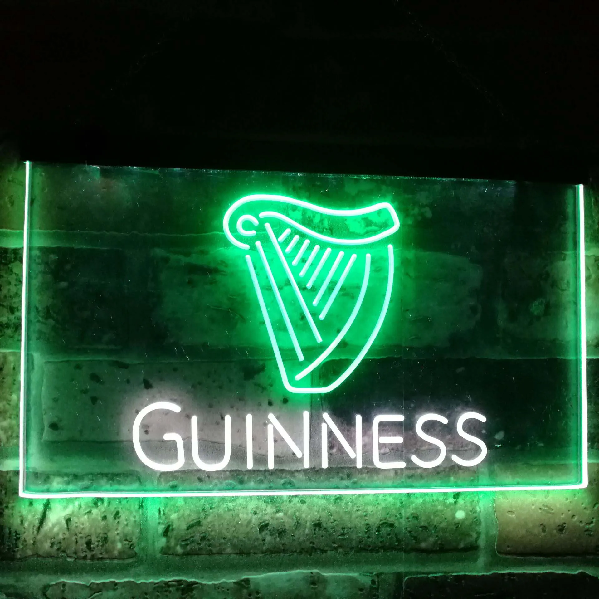 Guinness неоновая вывеска, украшение бара, подарок, двойной цвет, светодиодная неоновая вывеска, st6-a2002