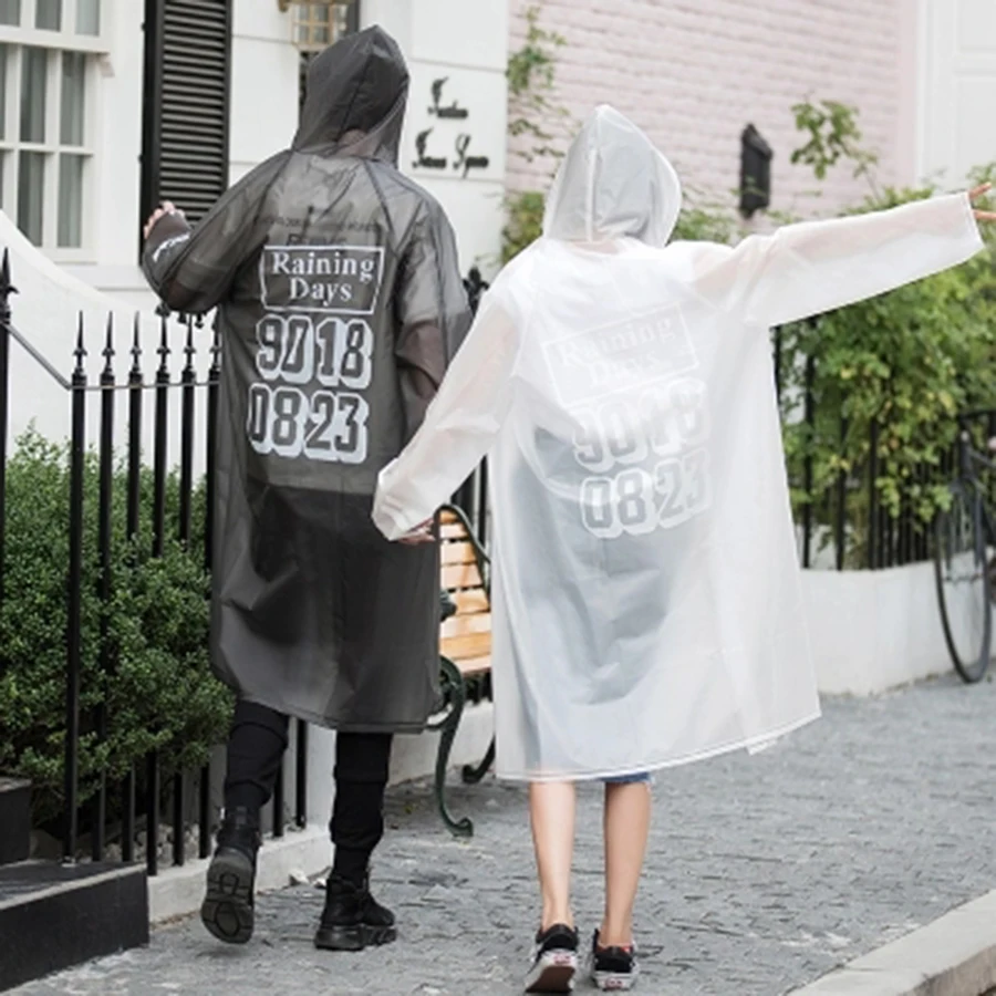 

Adult Men Raincoat Women Waterproof Outdoor Rain Cover Waterproof Coat Transparent Raincoat Impermeable Overall Raincoat 4R7
