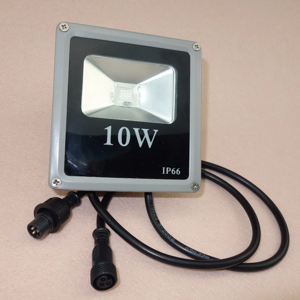 9w high power led ws2811 controlled rgb flood light addressable ip66