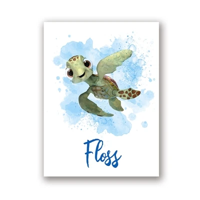 Affiche De Film De Dessin Anime Nemo Aquarelle Brosse De Lavage Citation Peinture Sur Toile Murale Pour Salle De Bains Decor De Chambre D Enfants Aliexpress