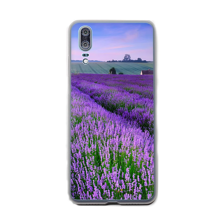 Чехол для телефона простой Лавандовый фиолетовый чехол с цветами Huawei Mate 10 20 Lite Pro