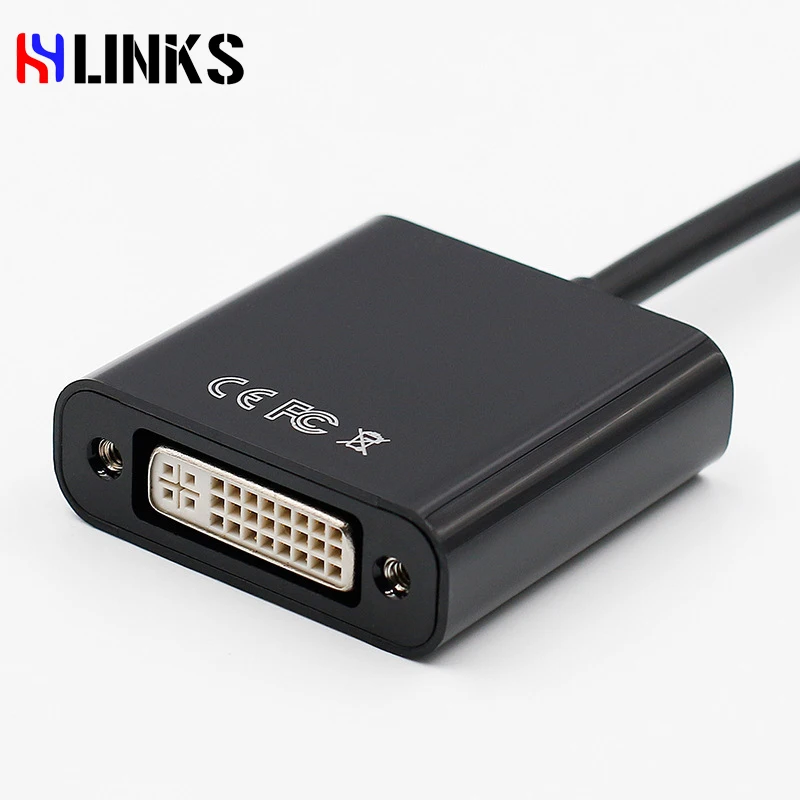 HYLINKS мини др к DVI адаптер Thunderbolt DispayPort конвертер мужчин и женщин Поддержка 1080 P для