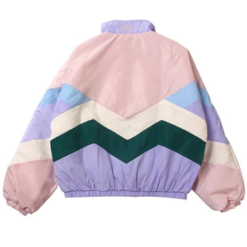Women Pastel Bomber Jacket