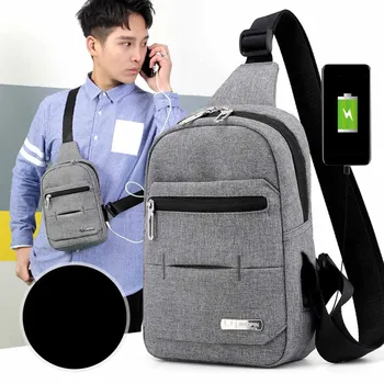 

Men's Crossbody Bag Outdoor Sport Sling Shoulder Bag Phone Bag Chest Pack Men Backpack Leisure Laptop Backpack