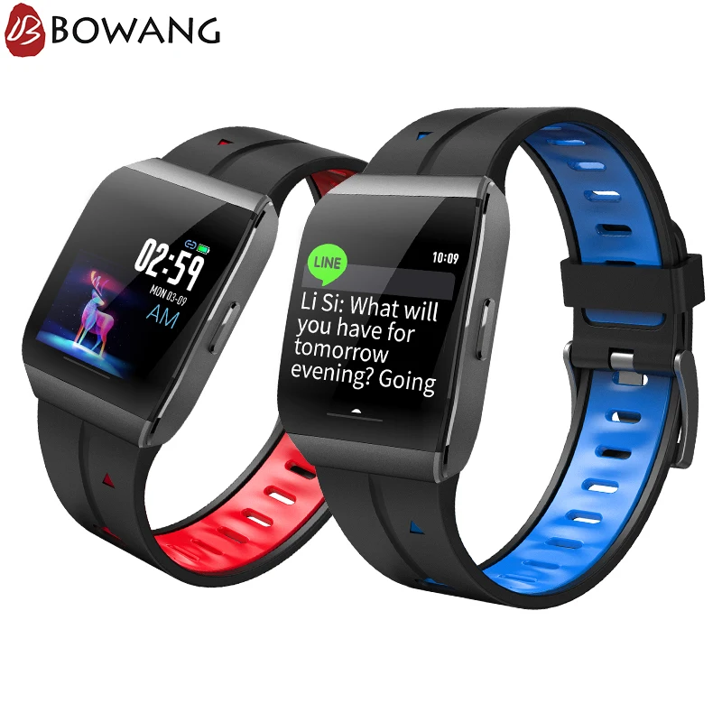 

2019 New Smart Watch BOWANG X1 Heart rate monitor IP68 Waterproof Swimming Smartwatch Pedometer for ios android Men Women W38