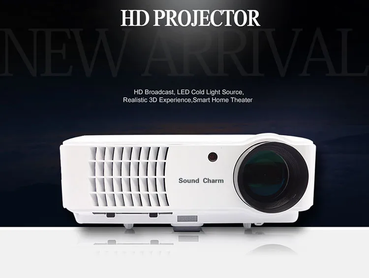 best projector Sound charm Biggest Sale LED Full HD LED Smart Projector,Android WIFI Projector Support 1080P best projector for home theater