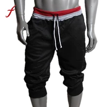 Feitong мужские повседневные спортивные шорты шаровары для танцев мешковатые шорты-бермуды masculina