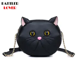 2018 модные стильные сумки известный бренд милый дизайн женская сумка-мессенджер женские сумки Femme Cat Форма сумка высокого качества