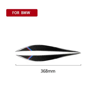 

Carbon Fiber For BMW F30 F31 F32 f33 F343 style 2 pcs Sticker Headlight Eyebrows Eyelid Trim Eye Lid Cover Decoration 2012-2019