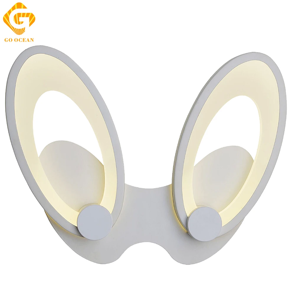 GO OCEAN Wall Lamps Bed Room Lights 9W 18W White Modern Bathroom Lights LED Sconce Wall Lamps Bedside Indoor Lighting (6)