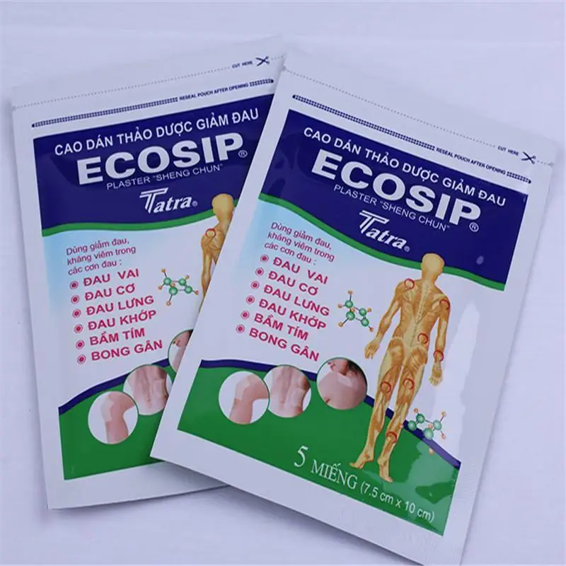 5 pcs / lot Vietnam Treatment Osteoarthritis Bone Hyperplasia Omarthritis Rheumatalgia Spondylosis Paste Pain Relieving Patch