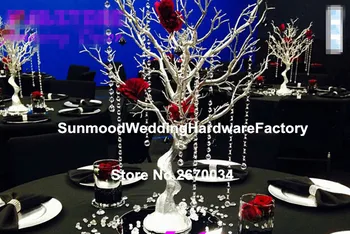 

crystal plastics table centerpiece chandelier table top candle holder centerpieces for Wedding