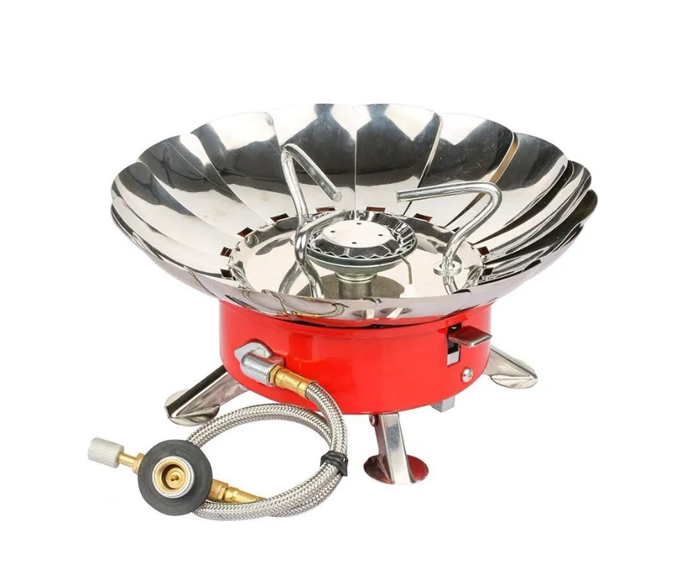 Outdoor Portable camp stove Foldable Steel Super Windproof Gas Stove