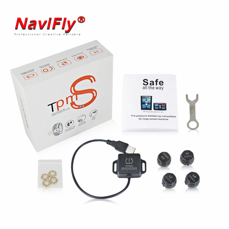 Автомобильный мультимедийный плеер Navifly дополнительные аксессуары TPMS только для