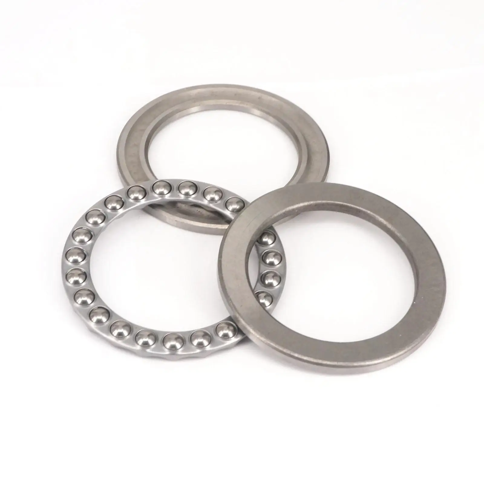 ABEC-1 51111 55 x 78 x 16mm Axial Ball Thrust Bearing 2 Steel Races + 1 Cage