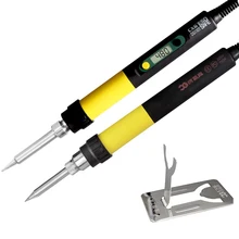 CXG DS110T Высококачественная ЖК-паяльная станция 220 в 110 Вт антистатический электрический утюг термостат цифровой паяльник