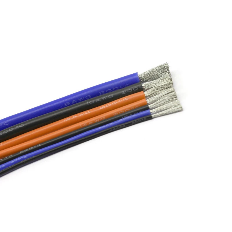 1 метр AWG 8 10 12 14 16 18 20 22 гибкий силиконовый сплошной электронный провод луженая