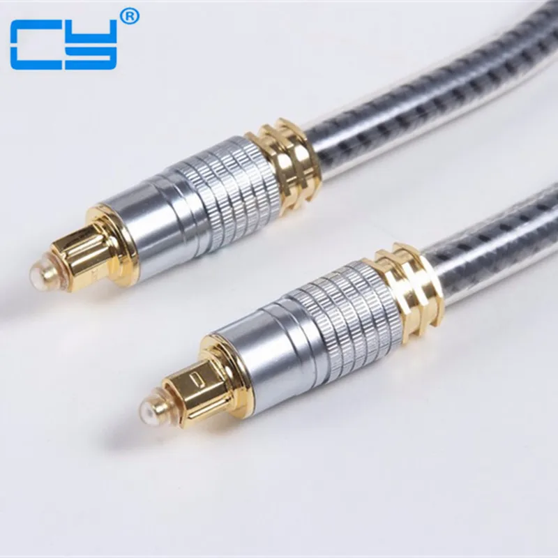 Digital Optical audio cable Toslink gold plated SPDIF coaxial cable for