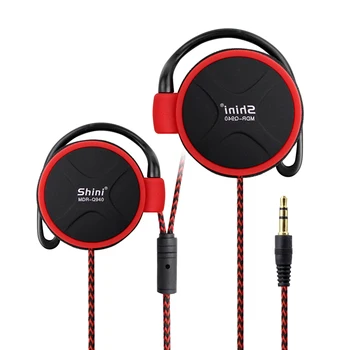

SHINI Q940 Stereo Headphones bass music Earphone Ear Hook Headset 3.5mm For Mobile Phone Headset Factory Price Wholesale
