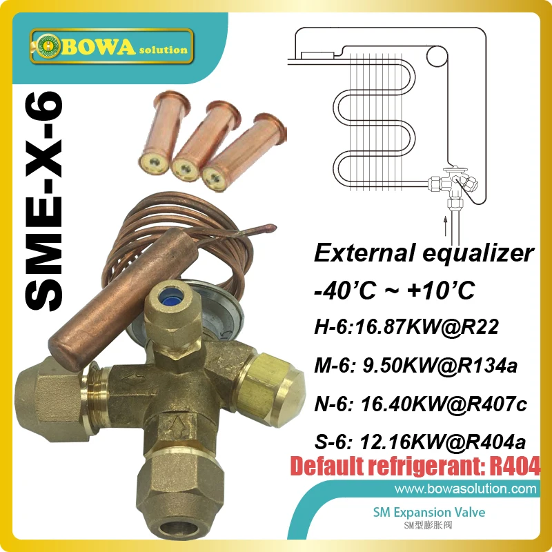  Thermostatic expanion valve with sensor bandorifice filter core and nuts is great choice for EVI in