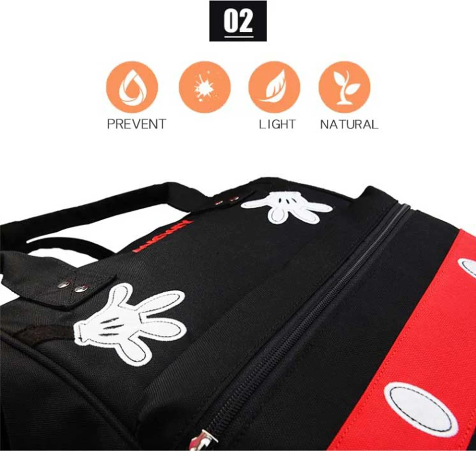 Disney Детские Пеленки сумки большой емкости Мумия Mochila Материнство подгузник коляска сумка изоляция водонепроницаемый рюкзак для путешествий