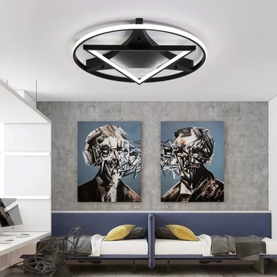 Здесь можно купить  modern round metal led ceiling lights For Bedroom master bedroom guest room study children
