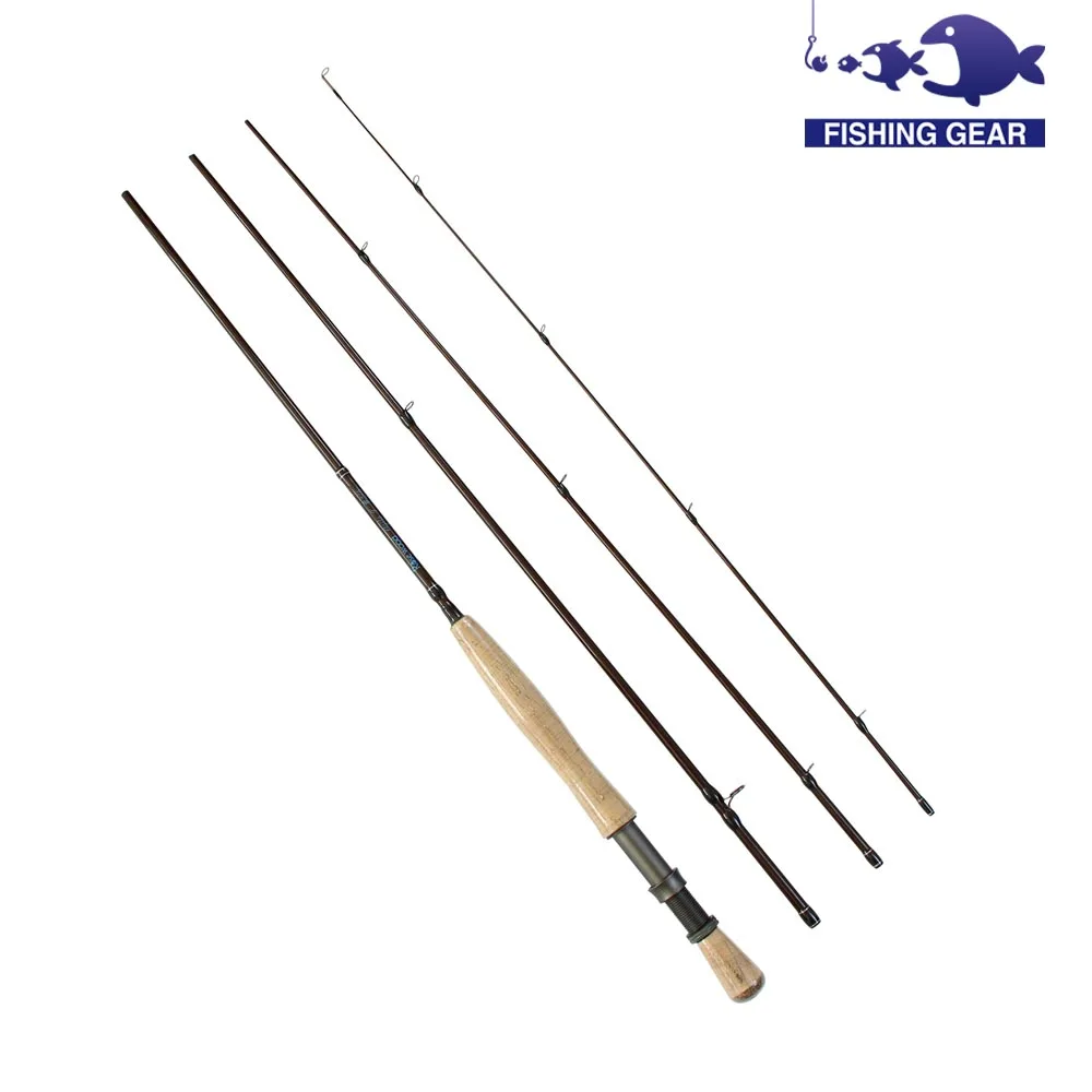 High Carbon Fly Fishing Rod 2.7 M 4 Section Line Wt 5/6 Fishing Rod Fly
