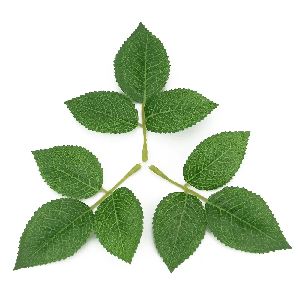 

10 pcs/lot 7cm Artificial Leaves High simulation Nylon Stocking Wedding Eucalyptus Flower Accessories For DIY Scrapbooking