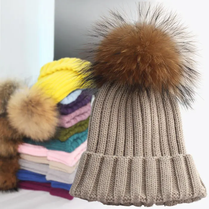 Girls bobble hats Clearance