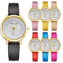 Дамы Для женщин наручные часы роскошные часы с браслетом Для женщин часы Аналоговые Кварцевые Vogue женские часы