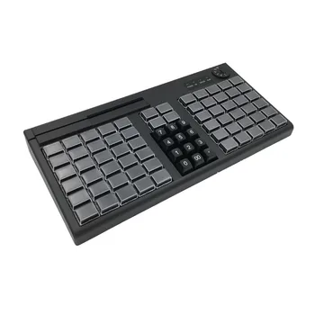 

KB76 POS Keyboard Best Selling in Europe Market 76 Keys Good Design Magnetic card reader programming keyboard
