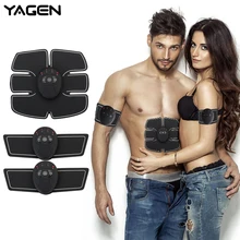 Прямая брюшной аппарат электрический стимулятор мышц ABS ems тренажер фитнес потеря веса тело массаж для похудения с коробкой