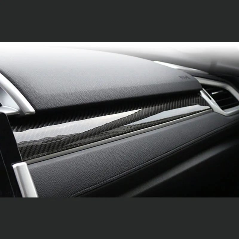 Автомобильный Стайлинг 3 наклейки из углеродного волокна для Honda Civic 2018 2019 2017 2016 10th