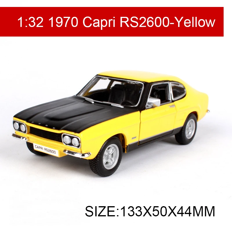 Bburago 1:32 Model Car 1970 Capri RS2600 Classic Cars Vehicle Play Collectible Models Sport toys For Gift Collection |