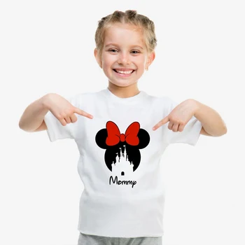 

Cartoon Mouse Fairy Tale Kid's Printed Graphics Round Neck Short Sleeve T-Shirt Comfortable Kid's Short Sleeves A19514
